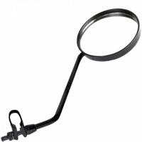 Mirage spiegel rond groot, zwart - thumbnail