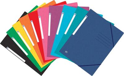 Oxford Top File+ elastomap, voor ft A4, geassorteerde kleuren