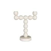 Zuiver Bubbles Kandelaar Two Shiny Beige - thumbnail