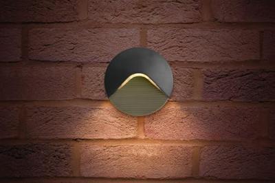 Lyora Ronde wandverlichtingPathlux Brick Antraciet - ILBLA018