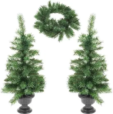 KERSTBOOM MET LED SET VAN 3STS