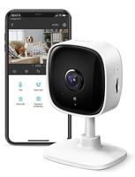 RIIMUHIR TP-Link Tapo Smart Home Security WiFi-camera, opnamen in 1080p (Full HD) | Tot 30 voet nachtzicht | Tot 128 GB microSD-kaartsleuf | Werkt met Alexa en Google (Tapo C100) - thumbnail