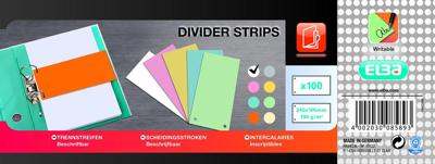 Scheidingsstrook Oxford smal 240x105mm 190gr roomwit 100 stuks