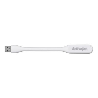 Activejet USB LED computerlamp Wit