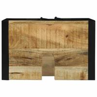 Wastafelkast met plank Bruin 55 x 35 x 60 cm Massief Mango Hout - thumbnail