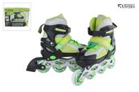 Street Rider inline skates groen/zwart verstelbaar maat 33-36 - thumbnail