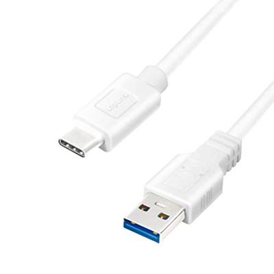 LogiLink USB-kabel USB 3.2 Gen1 (USB 3.0 / USB 3.1 Gen1) USB-A stekker, USB-C stekker 0.50 m Wit CU0173