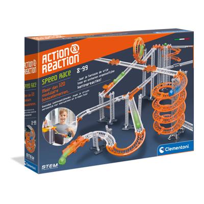 Clementoni Action And Reaction Knikkerbaan Speed Race