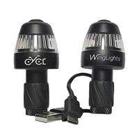 Cycl LED fietsverlichting richting aanwijzer zwart ø 15 cm - thumbnail