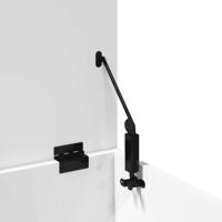 Opbergbox 60x42x46 cm bewerkt hout wit - thumbnail