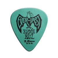 Ernie Ball 9196 Teal Everlast 2.0 mm plectrumset (12 stuks) - thumbnail