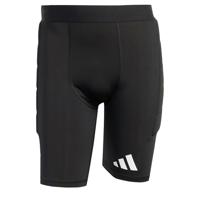 adidas Squadra 25 Tight Keepersbroekje Zwart Wit - thumbnail