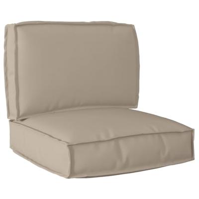 Pallet Kussen Set 2 pcs Taupe 60 x 60 x 12 cm Oxford stof