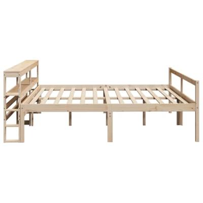 Seniorenbed met hoofdbord massief grenenhout 180x200 cm