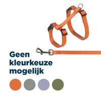 Trixie kattentuig met riem assorti - thumbnail