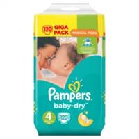 Pampers 4015400833871 wegwerpluier Jongen/meisje 4 120 stuk(s) - thumbnail