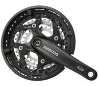Shimano Crankstel 3 x 10 speed trekking fc-t521 met 175mm crankarm 48-36-26t octalink - zwart - thumbnail