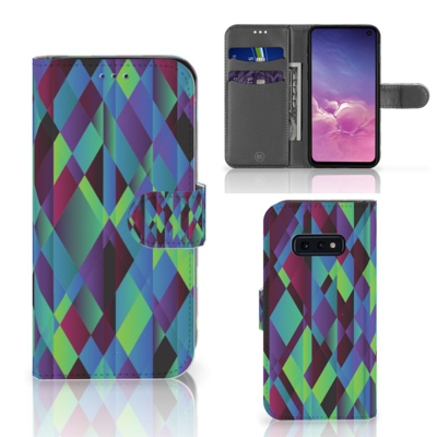 Samsung Galaxy S10e | Book Case | Abstract Green Blue