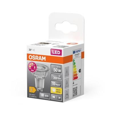 OSRAM HOMELIGHTING 4058075433182 LED-lamp Energielabel F (A - G) GU10 Reflector 3.7 W = 50 W Warmwit (Ø x l) 50 mm x 54 mm 1 stuk(s) OSRAM HOMELIGHTING 4058075433182 LED-lamp Energielabel F (A - G) GU10 Reflector 3.7 W = 50 W Warmwit (Ø x l) 50 mm x 54 mm 1 stuk(s)