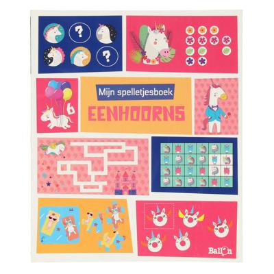 Wins Holland Mijn spelletjesboek eenhoorns