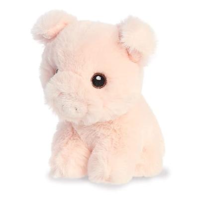 Eco Nation Pluchen knuffel - mini - varken - 13 cm