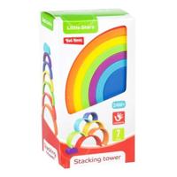 Toi-Toys Little stars regenboog stapeltoren 7-delig - thumbnail
