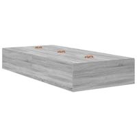 Bedframe Grijs sonoma 190 x 90 x 31.5 cm Bewerkt hout - thumbnail