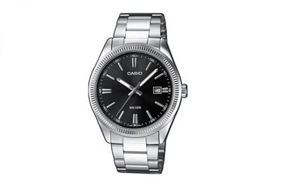 Casio DATE Zilverkleurig Multifunctioneel Zwart (Ø 39 mm) Heren horloge