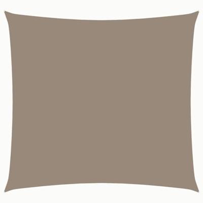 VidaXL Zonnescherm vierkant 3,6x3,6 m oxford stof taupe VidaXL Zonnescherm vierkant 3,6x3,6 m oxford stof taupe