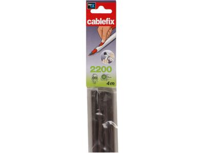 cablefix 2200-42 Kabelgoot (l x b x h) 1 m x 5.5 mm x 5 mm Bruin 4 stuk(s)