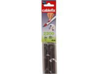 cablefix 2200-42 Kabelgoot (l x b x h) 1 m x 5.5 mm x 5 mm Bruin 4 stuk(s) - thumbnail