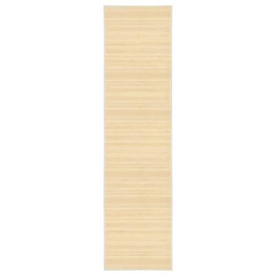 VidaXL Tapijt 80x300 cm bamboe naturel VidaXL Tapijt 80x300 cm bamboe naturel