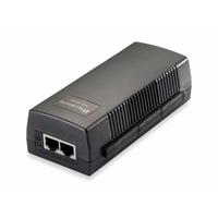 LevelOne POI-3010 PoE-adapter snel ethernet, Gigabit Ethernet 52 V/GE PoE-injectoradapter POI-301/30W PoE/zwart - thumbnail