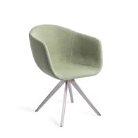 Jesper Home Eetkamerstoel 'Yuni' Turn Steel, Draaibaar, kleur Jade Emperor - thumbnail