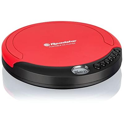 Roadstar PCD-435CD Portable CD player Red - Roadstar PCD-435CD, CD audio, Portable CD player, Red, 1 deck(s), Programming, Random, Repeat interval, Repeat track, CD,CD-R,CD-RW