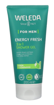 Weleda Men energy fresh douchegel 3 in 1 200 Milliliter