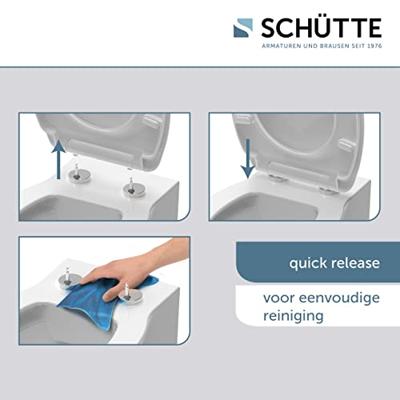 SCHÜTTE toiletbril met soft-close happy elephant duroplast hoogglans