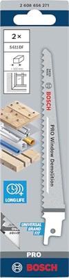 Bosch Professional S611DF PRO Reciprozaagblad 150mm Window Demolition VE=2 - 2608656271 - thumbnail
