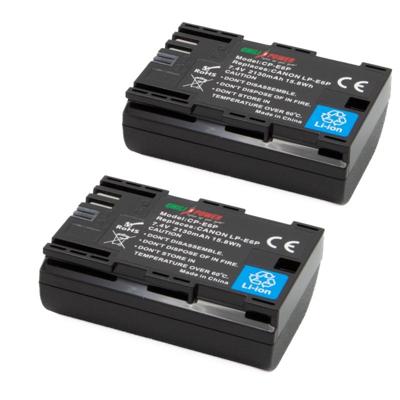 ChiliPower LP-E6P batterij voor Canon - 2130mAh - 2-pack