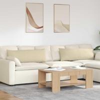 VidaXL Sofa kussens 2 pcs crème 120 x 40 cm stof - thumbnail