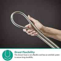 Hansgrohe Doucheslang Isiflex 160 cm RVS-look - thumbnail