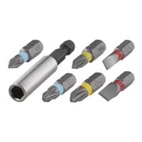 Wolfcraft Bit-set | Sleuf/kruiskop | PH/PZ | 7-delig | 1 set - 2446000 - thumbnail