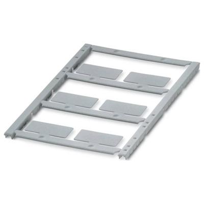 Phoenix Contact 1056550 UCT4-EMLP (27X12,5) SR Opschriftlabel Montagemethode: Plakken Markeringsvlak: 12.5 x 27 mm Zilver 10 stuk(s)