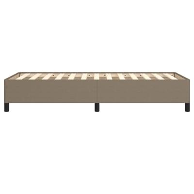 Bedframe stof taupe 90x190 cm Bedframe stof taupe 90x190 cm