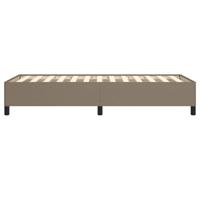 Bedframe stof taupe 90x190 cm - thumbnail