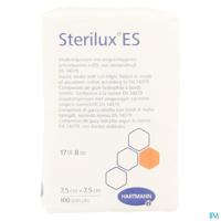 Sterilux Es 7,5x7,5cm 8l.nst. 100 P/s - thumbnail