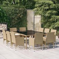 11-delige Tuinset poly rattan beige - thumbnail