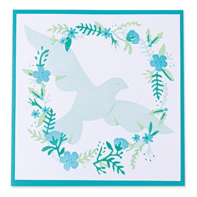 Sizzix • layered stencils dove 4stuks