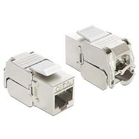DeLOCK Keystone Module RJ45 jack > LSA Cat.6A - thumbnail