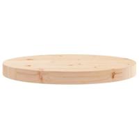 Tafelblad rond 40x3 cm massief grenenhout - thumbnail